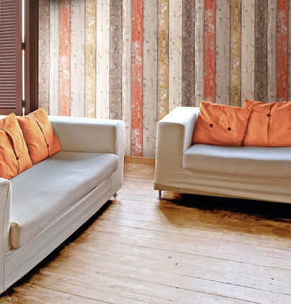 A.S. Création Holz Optik Vinyl Tapete Best of Wood`n Stone Braun Wandtapete