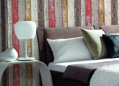A.S. Création Holz Optik Vinyl Tapete Best of Wood`n Stone Braun Wandtapete