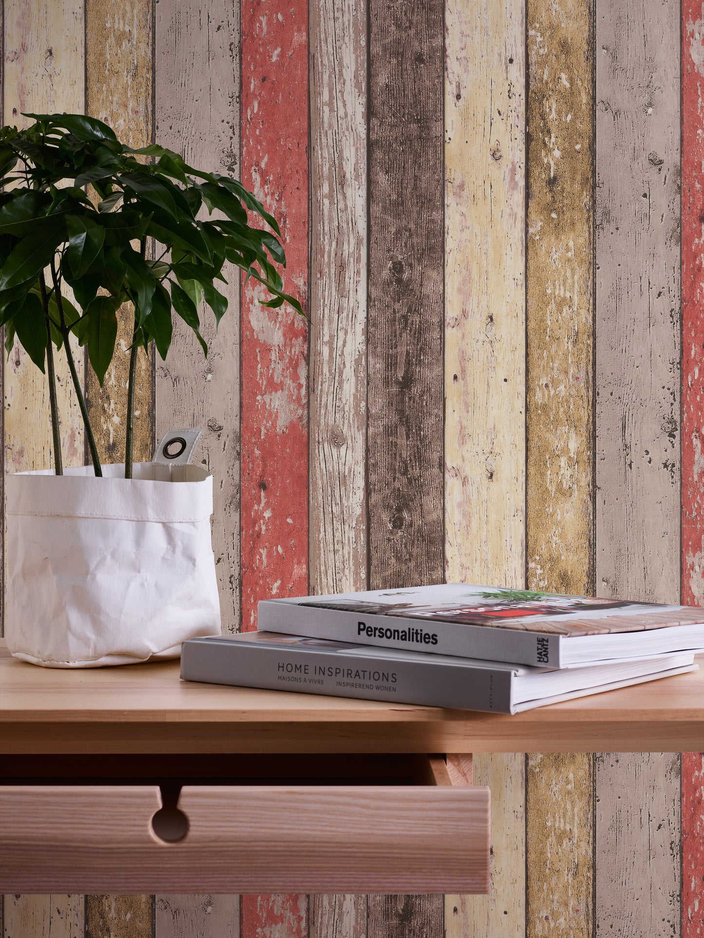 A.S. Création Holz Optik Vinyl Tapete Best of Wood`n Stone Braun Wandtapete