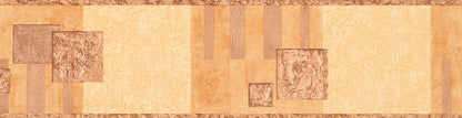 A.S. Création Moderne  Vinyl Tapete Borte Bordüre Stick Ups Orange Wandtapete