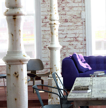 A.S. Création Stein Vinyl Tapete Best of Wood`n Stone 2nd Edition Rot Wandtapete