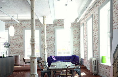 A.S. Création Stein Vinyl Tapete Best of Wood`n Stone 2nd Edition Rot Wandtapete