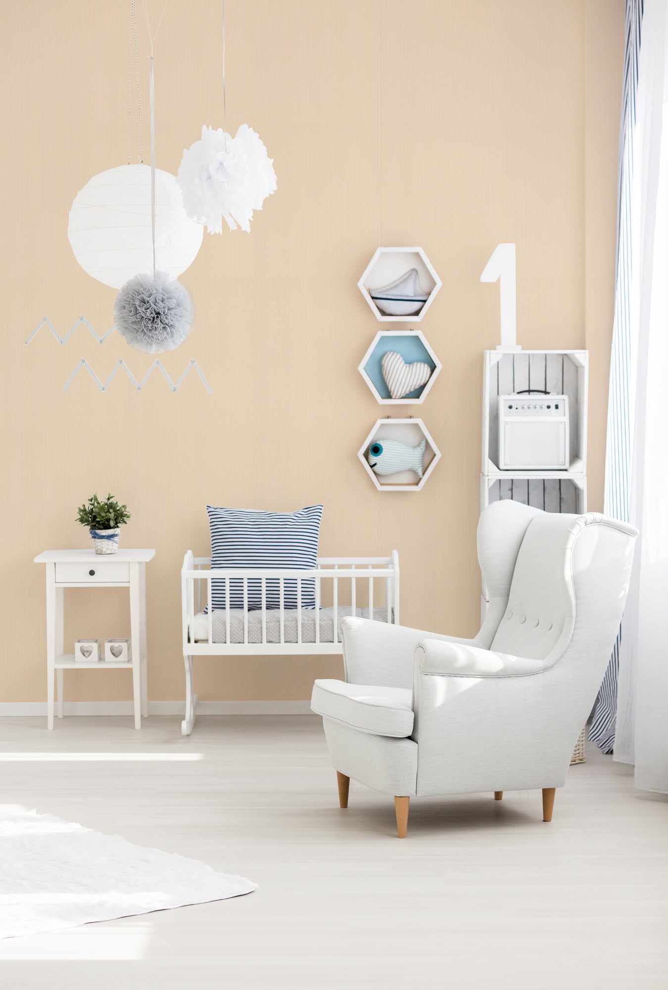 A.S. Création Streifentapete Gelb Papiertapete 908742 Wandtapete