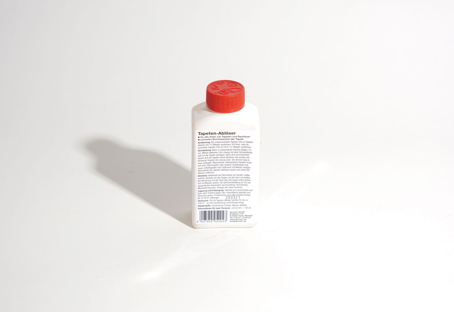 Tapetenablöser 250 ml Tapetenentferner Rauhfaserablöser Tapeten Löser Tapete