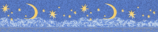 A.S. Création mit Sternen Blau 911612 Wandtapete Papier Rolle Borte Bordüre