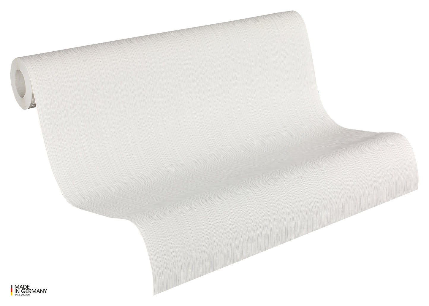 A.S. Création Designertapete Weiß Vliestapete 913050 Wandtapete Unitapete
