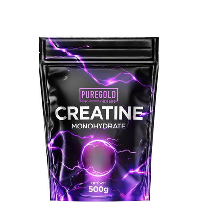 Pure Gold Kreatin Monohydrat Protein Pulver 500g Geschmacksneutral Muskelaufbau