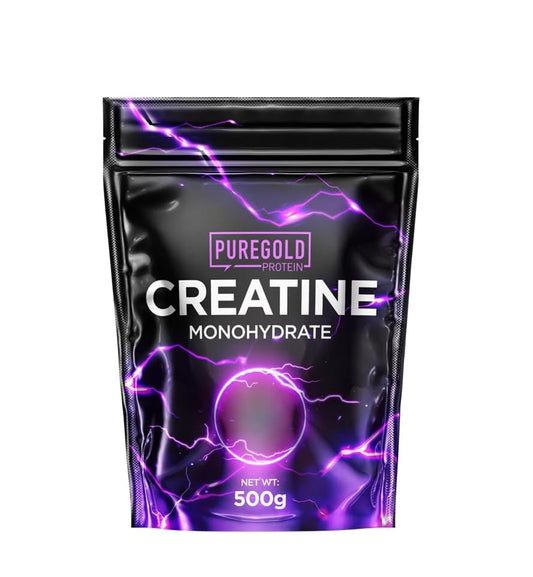 Pure Gold Kreatin Monohydrat Protein Pulver 500g Geschmacksneutral Muskelaufbau