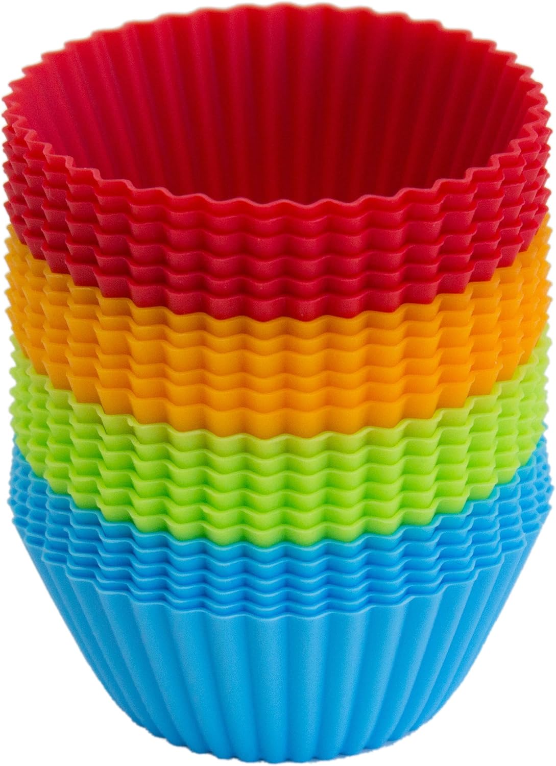 Oxid7 24 Muffinformen Silikon Cupcakeförmchen Muffin Form Backförmchen Förmchen