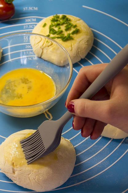 Oxid7 Silikonbackmatte 50x40cm pink Backmatte Matte Backen für Backofen