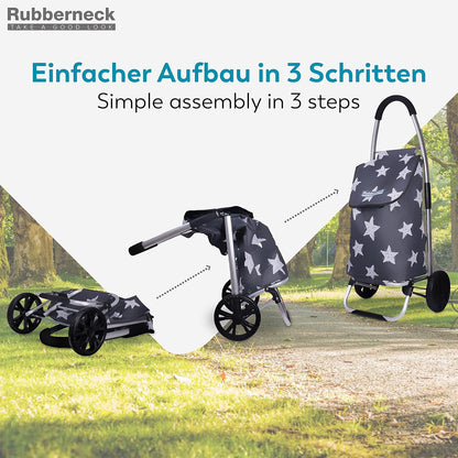 skanfriends Shopper Einkaufstrolley Einkaufswagen Trolley Einkaufstasche 52L