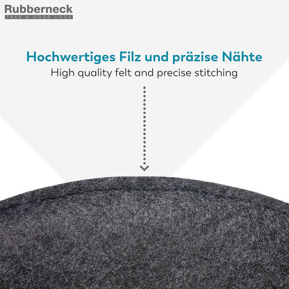 skanfriends Rutschfeste Filz Sitzkissen rund - Farbe: dunkelgrau, Verpackungsein
