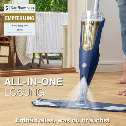 Bona Premium Sprüh Mop Holz Parkett Komplett Bodenwischer Sprühwischer Wischmop