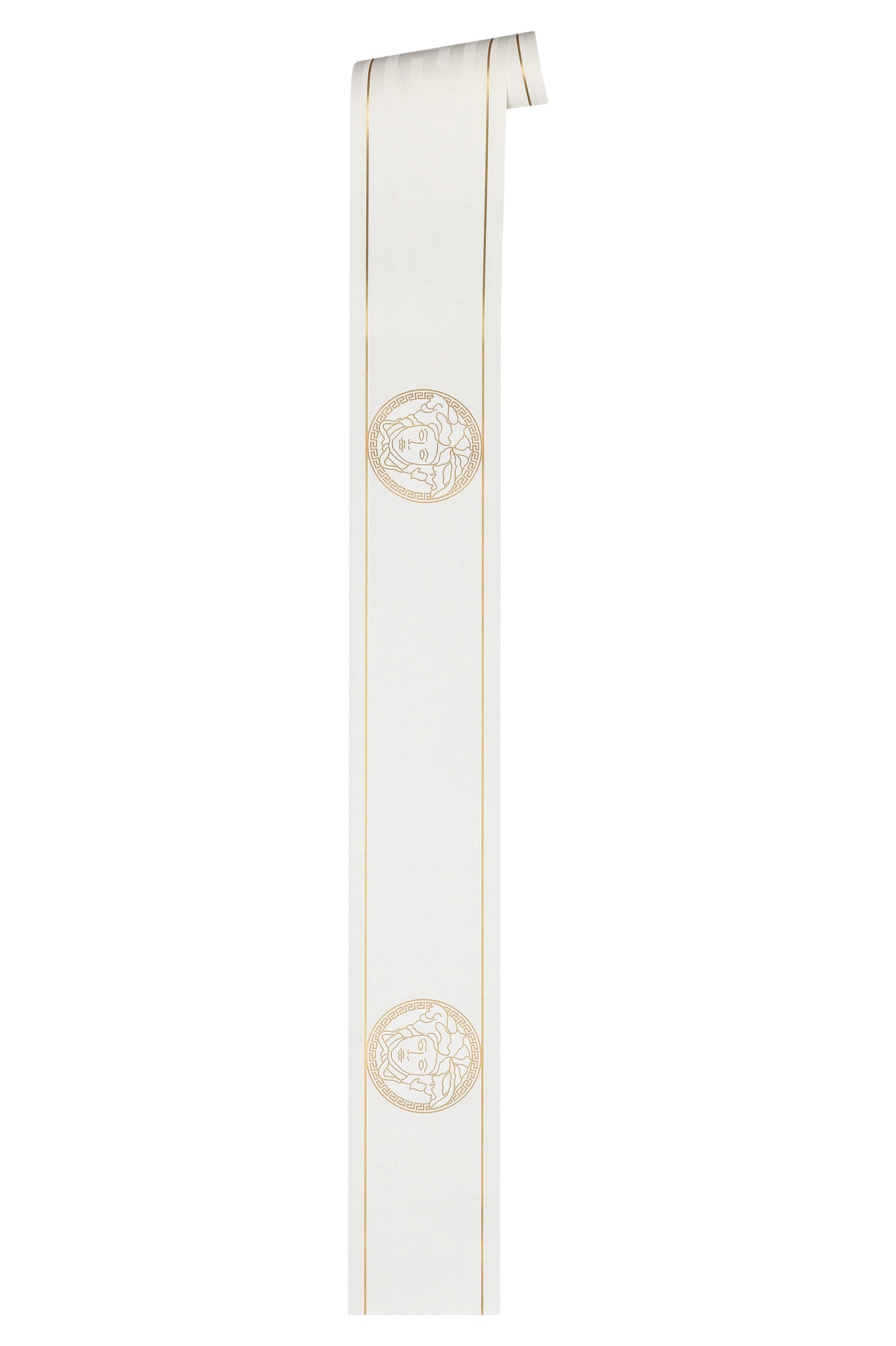 Versace Home Barock Bordüre Gold Weiss 935223 Borte Luxus Vlies Designer Tapete
