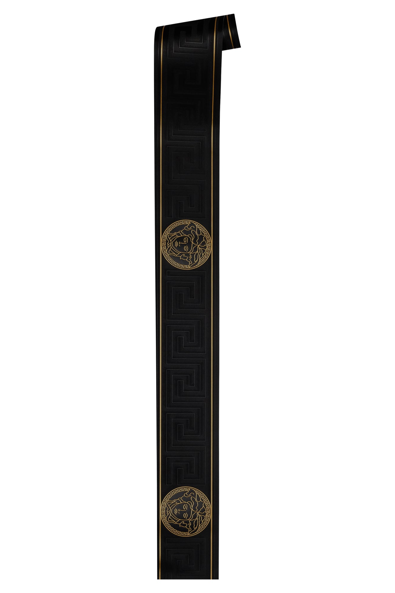 Versace Home Barock Bordüre Schwarz Gold 935224 Borte Luxus Designer Tapete