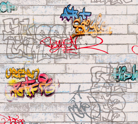 A.S. Création Graffiti Tapete Bunt Papiertapete 935611 Wandtapete
