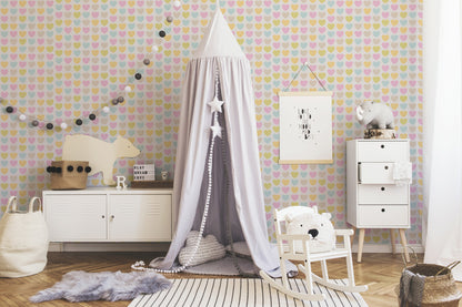 A.S. Création Ausgefallene Tapete Bunt Papiertapete 935662 Kinderzimmertapete