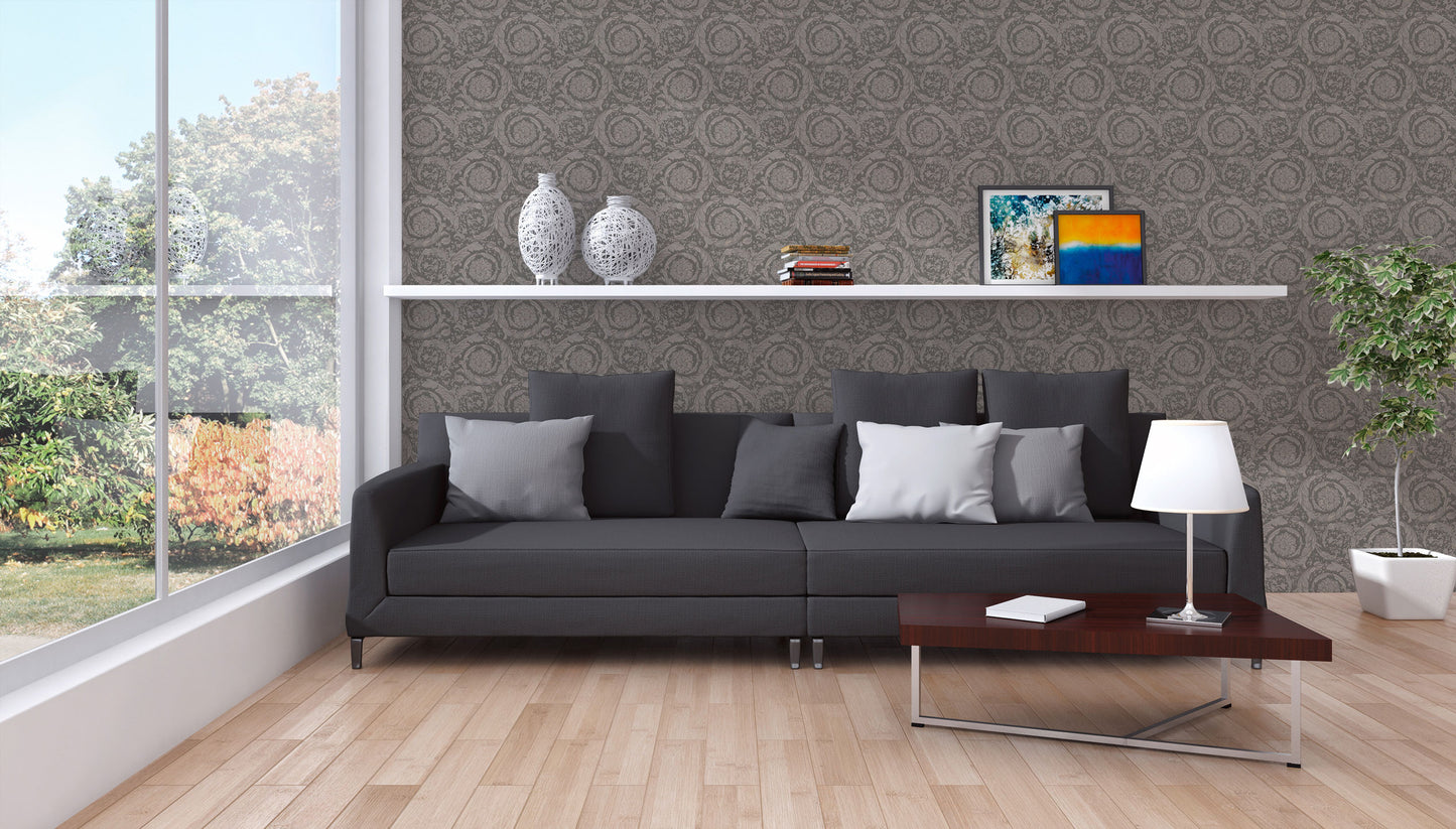 Versace Home Designtapete Silber 935836 Luxus Vlies Designertapete Tapete Design