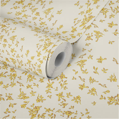 Versace Home Blumentapete Gold 935855 Luxus Vlies Designertapete Tapete Design