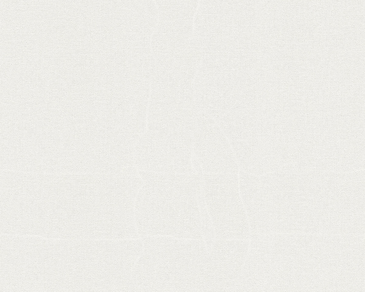 A.S. Création Tapete Attractive 2 936761 Weiß Uni Wandtapete Vlies Vliestapeten