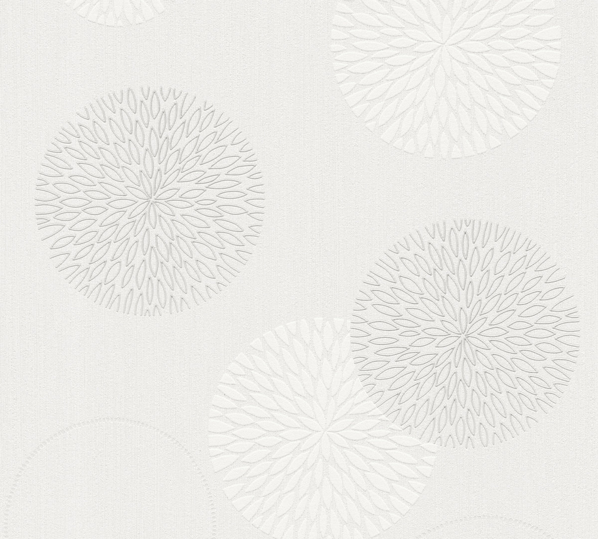 A.S. Création Punktetapete Kreistapete Creme 937922 Tapete Simply White Wand