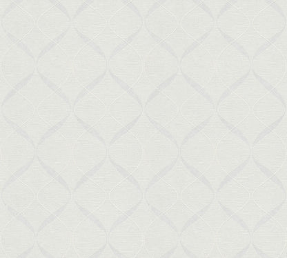 Geometrische Tapete Weiß Vliestapete 938651 Wandtapete A.S. Création Tapete