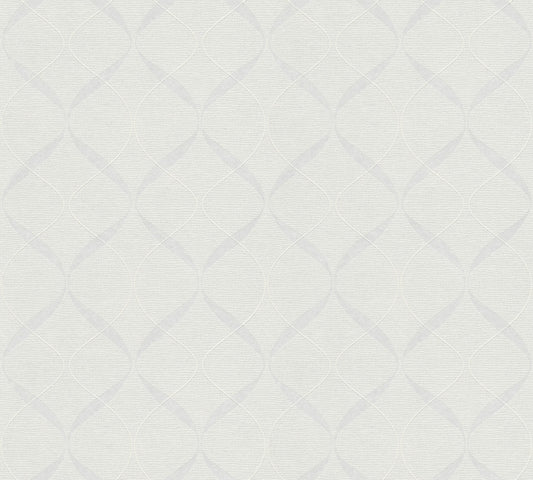 Geometrische Tapete Weiß Vliestapete 938651 Wandtapete A.S. Création Tapete