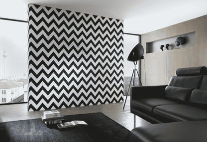 A.S. Création Geometrische Tapete Schwarz 939431 Tapete Black & White Wandtapete
