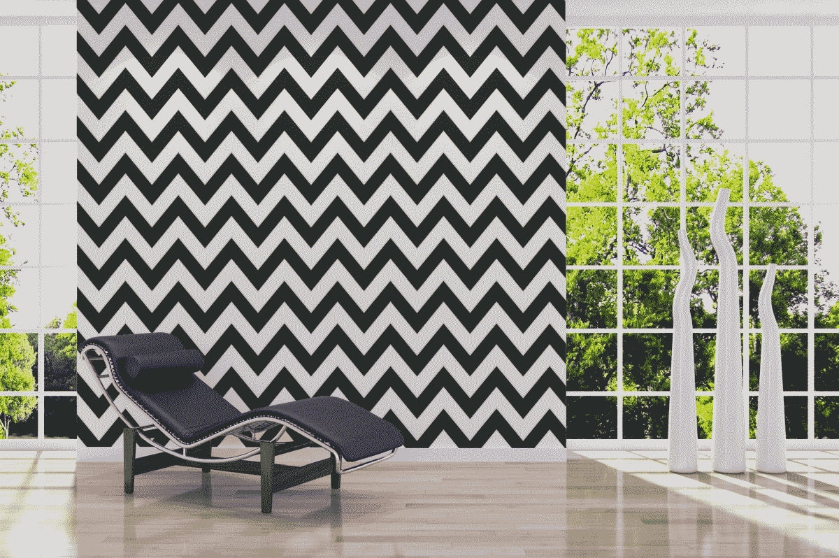 A.S. Création Geometrische Tapete Schwarz 939431 Tapete Black & White Wandtapete