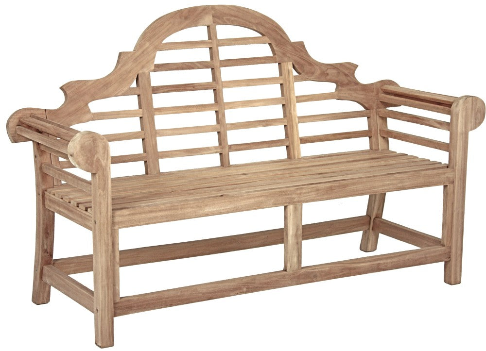 Teak Friesenbank Parkbank Gartenbank Holz Landhaus Bank Holzbank Garten Sitzbank