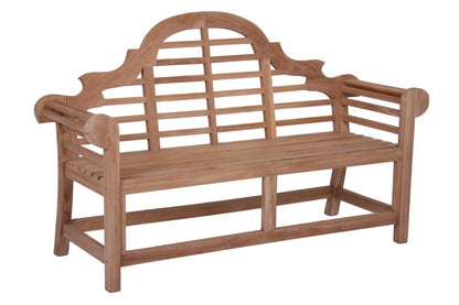 Teak Friesenbank Parkbank Gartenbank Holz Landhaus Bank Holzbank Garten Sitzbank