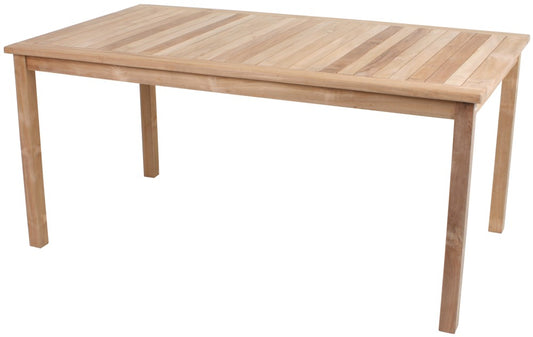 Garden Pleasure Teak Gartentisch Solo 160x90 Garten Holz Esstisch Tisch Möbel