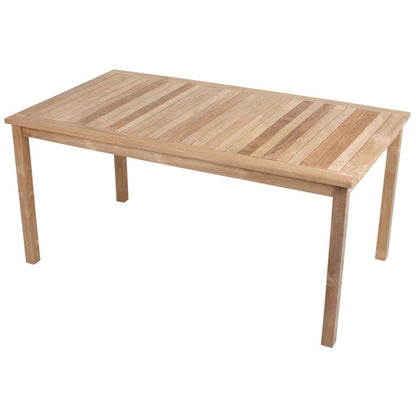 Garden Pleasure Teak Gartentisch Solo 160x90 Garten Holz Esstisch Tisch Möbel