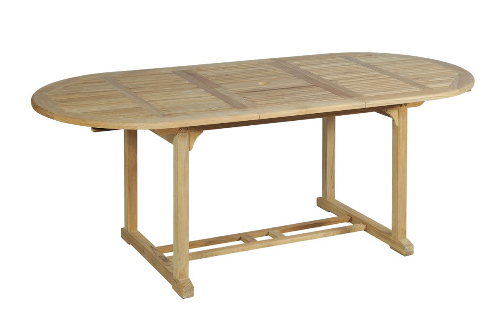 Garden Pleasure Teak Gartentisch Solo ausziehbar Garten Holz Esstisch Tisch