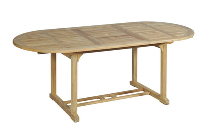 Garden Pleasure Teak Gartentisch Solo ausziehbar Garten Holz Esstisch Tisch