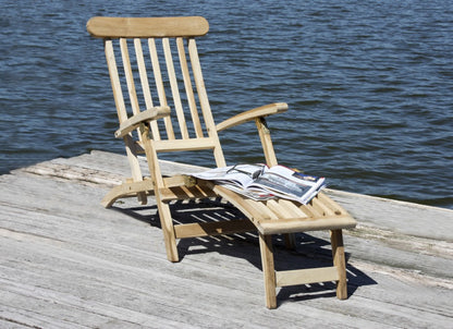 Garden Pleasure Teak Deckchair Garten Holz Relax Liege Sonnenliege Möbel