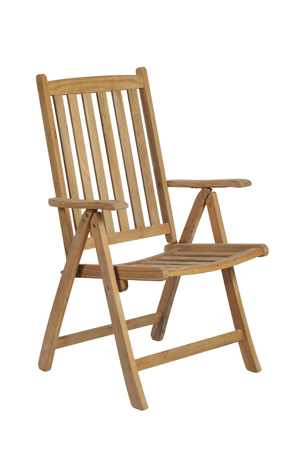 Garden Pleasure Teak Hochlehner Solo Holz Garten Stuhl Sessel Möbel klappbar