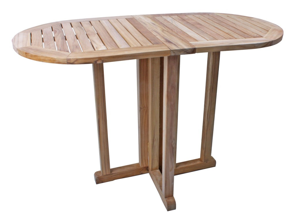 Garden Pleasure Teak Balkontisch Solo Garten Holz Esstisch Tisch Möbel klappbar