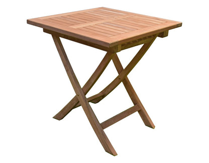 Garden Pleasure Teak Gartentisch Solo 70x70 Garten Holz Esstisch Tisch klappbar