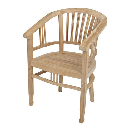 Gartenstuhl RINCA Gartensessel Gartenmöbel Garten Teak Stuhl Armsessel Sessel