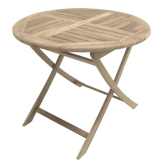 Garden Pleasure Teak Gartentisch Tisch SOLO Klapptisch Garten Balkontisch Holz
