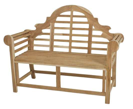 Teak Friesenbank Parkbank Gartenbank Holz Landhaus Bank Holzbank Garten Sitzbank