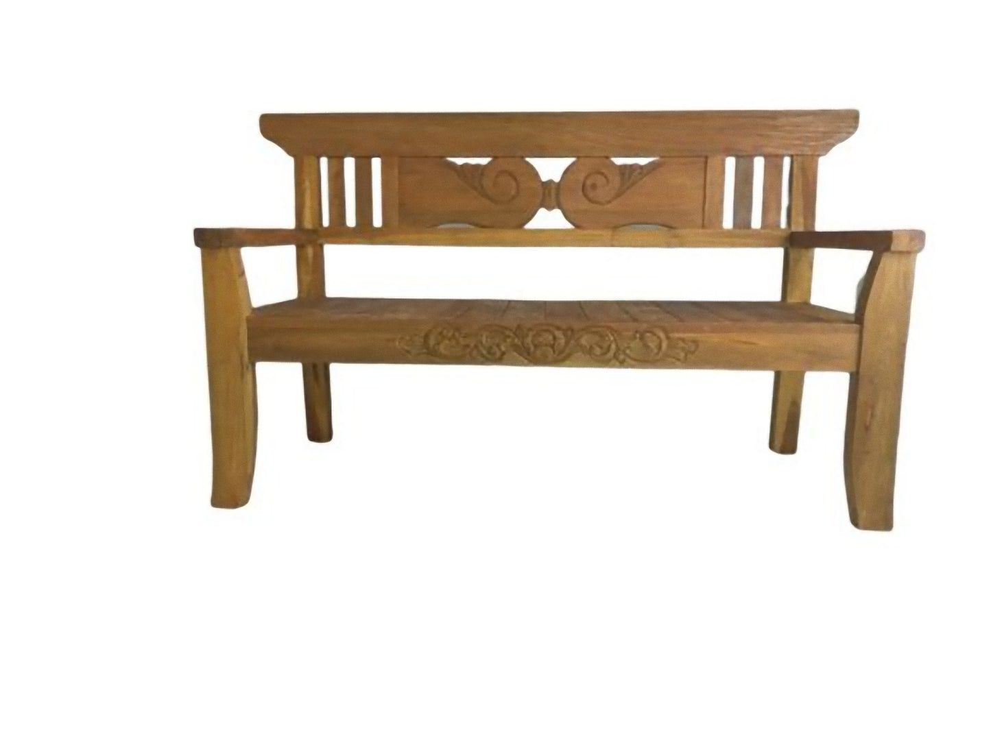 Teak Bank PADAR 3-Sitzer Holz Sitzbank Gartenbank Garten Möbel Holzbank massiv