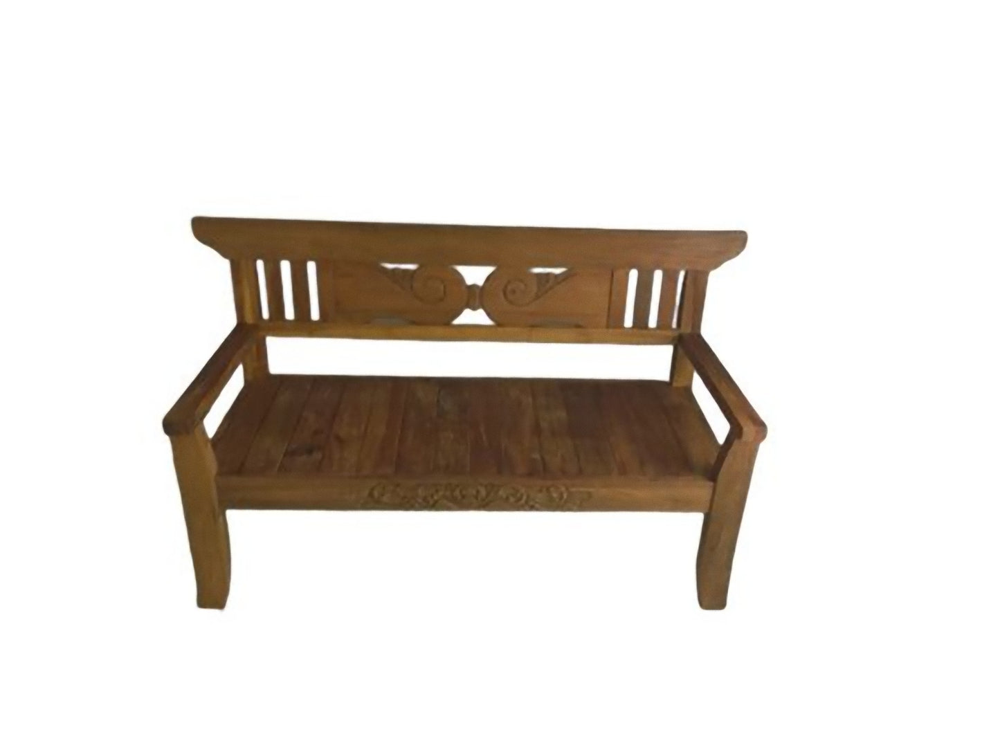 Teak Bank PADAR 3-Sitzer Holz Sitzbank Gartenbank Garten Möbel Holzbank massiv