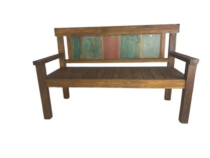 Teak Bank TIMOR 3-Sitzer Holz Gartenbank Sitzbank Garten Möbel Holzbank massiv