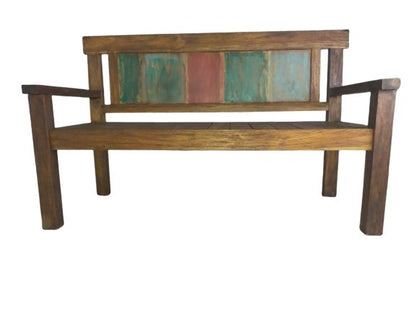 Teak Bank TIMOR 3-Sitzer Holz Gartenbank Sitzbank Garten Möbel Holzbank massiv
