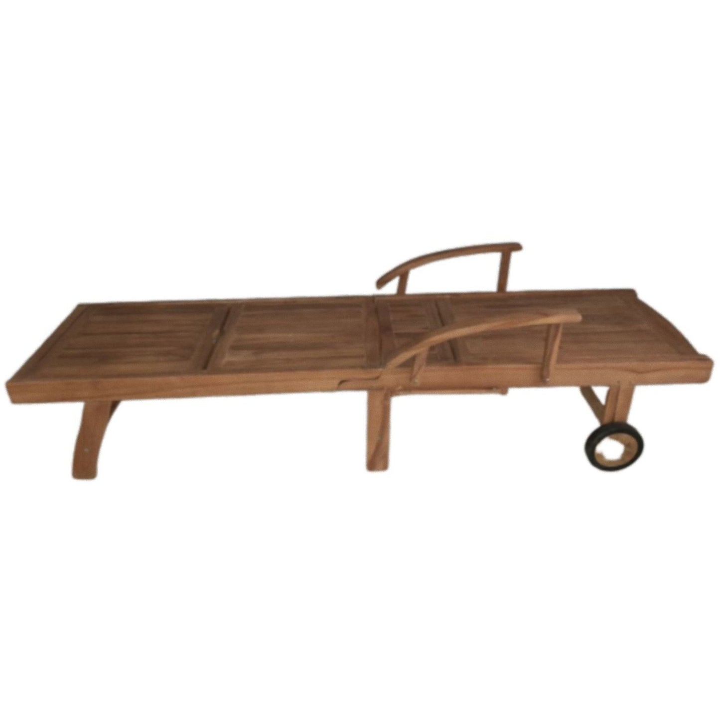 Sonnenliege JAVA klappbar Braun Holz Garten Liege Relaxliege Holzliege Outdoor