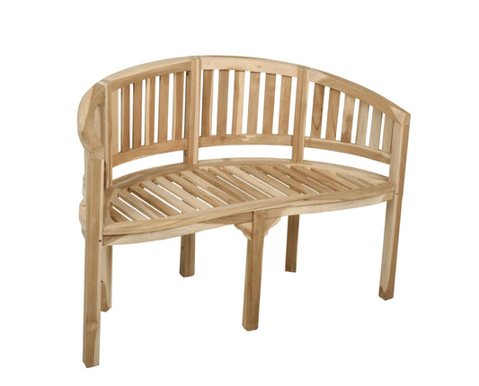 Garden Pleasure Bank AMBON, 2-Sitzer Holz Teak Gartenbank Bank Garten Möbel