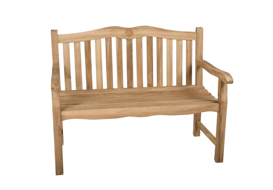 Garden Pleasure Bank ROMANG, 2-Sitzer Holz Teak Gartenbank Bank Garten Möbel