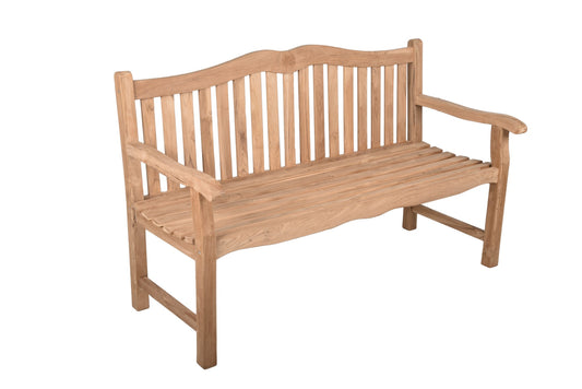 Garden Pleasure Bank ROMANG, 3-Sitzer Holz Teak Gartenbank Bank Garten Möbel